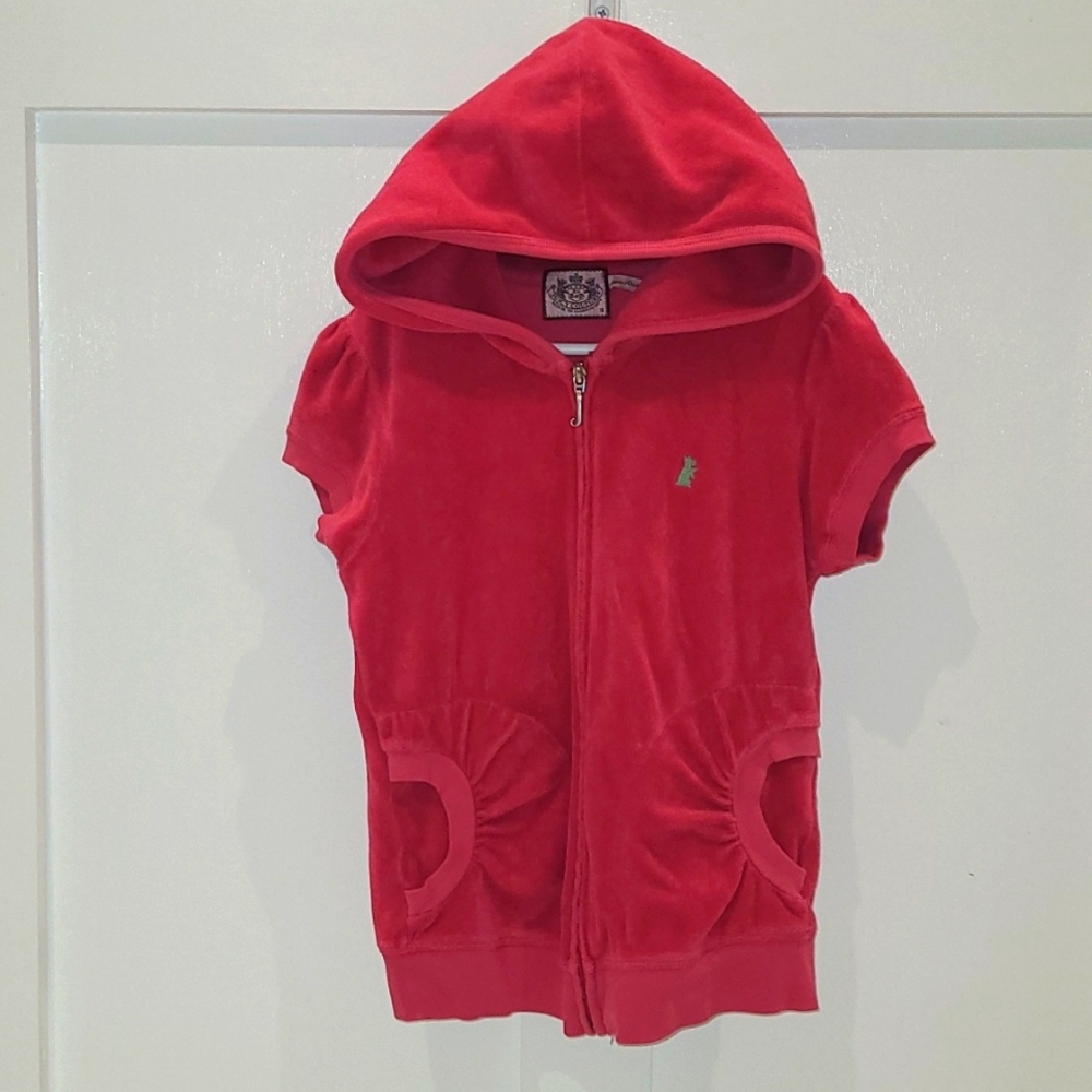 Juicy Couture short sleeve Terry zip-up vintage